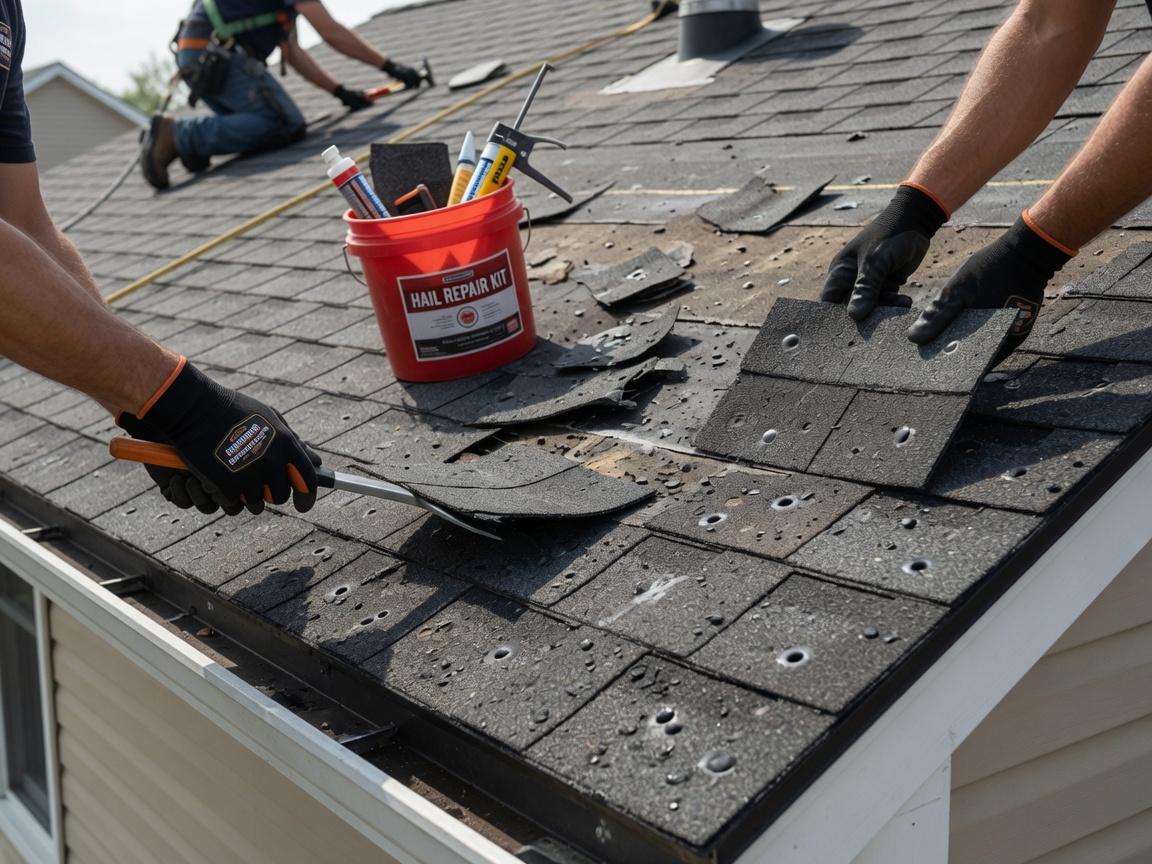 Hail damage repair services