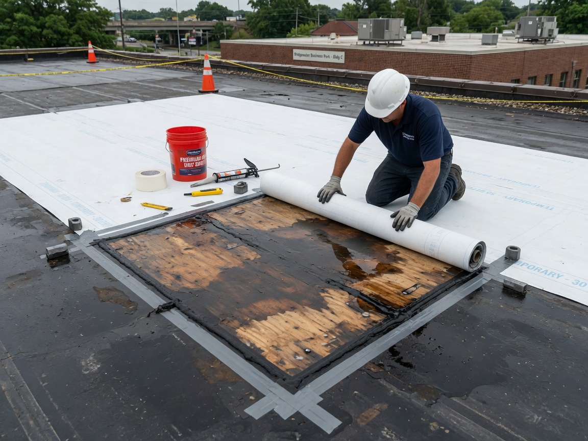 Temporary waterproofing services